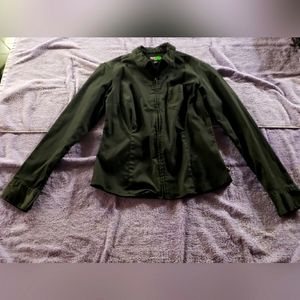 Polo Ralph Lauren Boys Medium ZIPPER Down Shirt